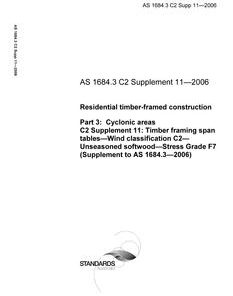 AS 1684.3 C2 SUPP 11-2006 pdf