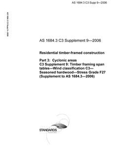 AS 1684.3 C3 SUPP 9-2006 pdf