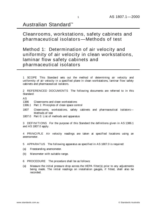 AS 1807.1-2000 pdf