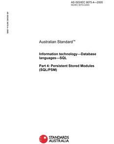 AS ISO/IEC 9075.4-2005 pdf