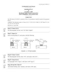 AS 1684.4-1999 AMDT 1 pdf