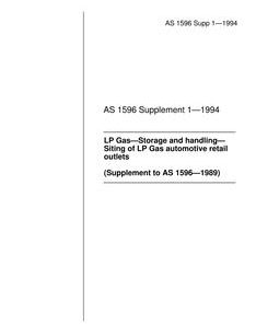 AS 1596 SUPP 1-1994 pdf