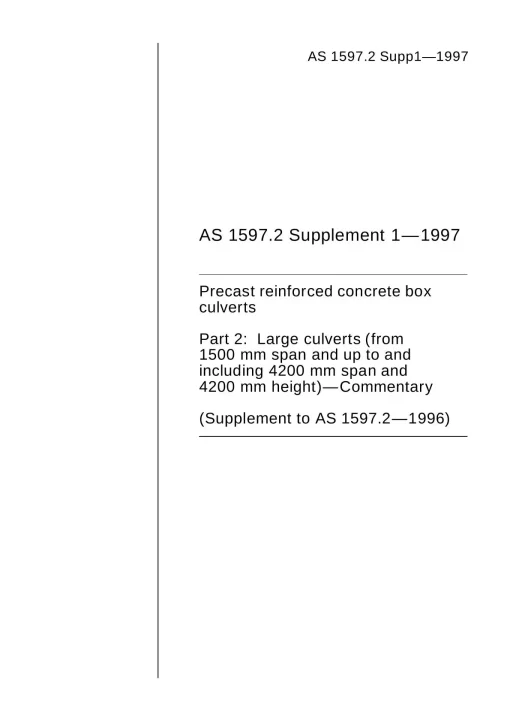 AS 1597.2 SUPP 1-1997 pdf