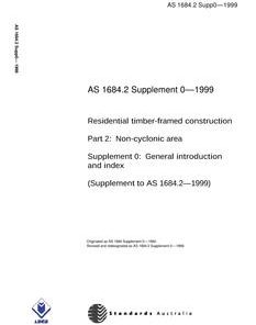 AS 1684.2 SUPP 0-1999 pdf