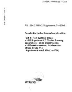 AS 1684.2 N1 N2 SUPP 7-2006 pdf