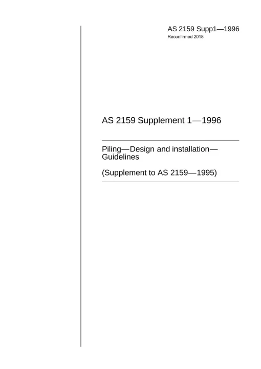 AS 2159 SUPP 1-1996 pdf