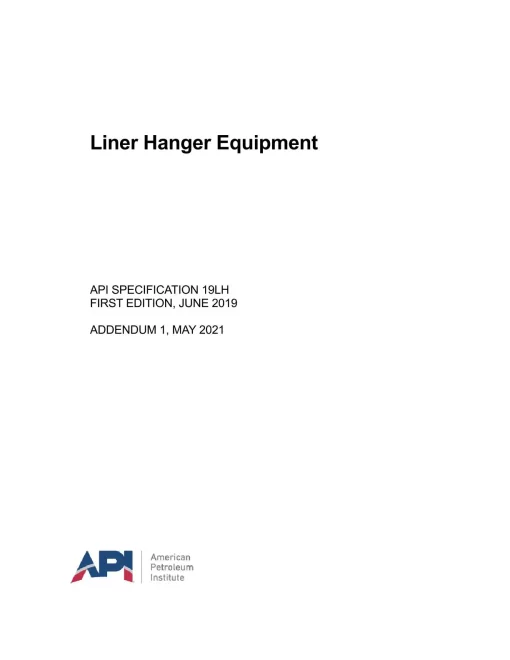 API SPEC 19LH pdf