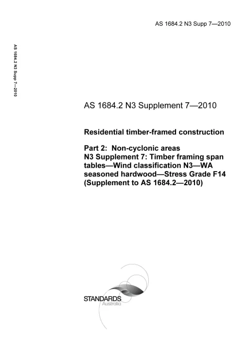 AS 1684.2 N3 Supp 7-2010 pdf