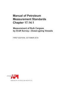 API MPMS Chapter 17.14.1 pdf