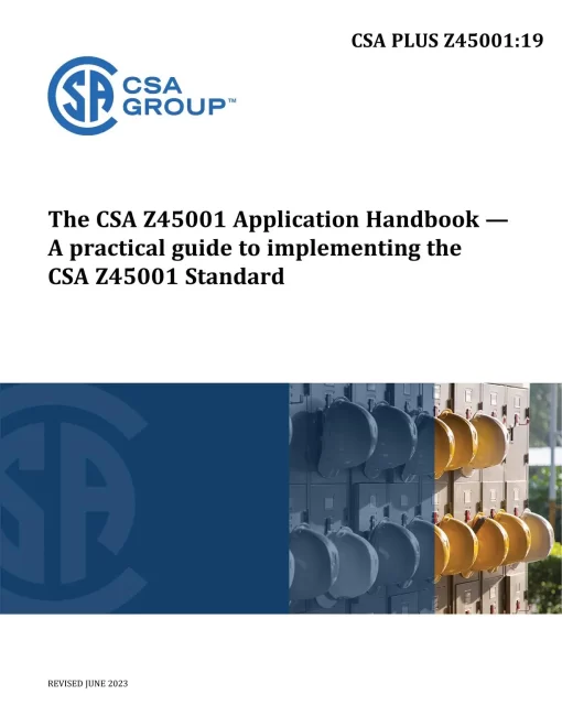 CSA PLUS Z45001:19 pdf