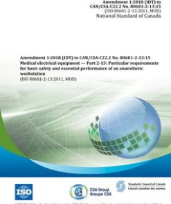 CSA C22.2 NO. 80601-2-13A:15 (R2020) pdf