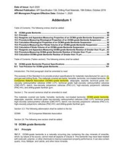 API Spec 13A Addendum 1 pdf