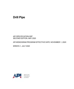 API Spec 5DP pdf