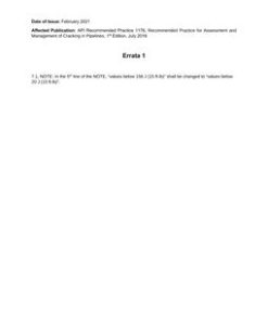 API RP 1176 Errata 1 pdf