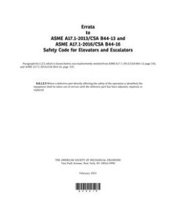 ASME A17.1-2013/A17.1-2016 Errata pdf