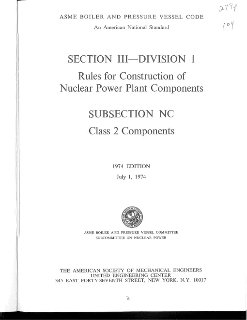 ASME BPVC-III NC-1974 pdf