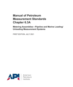 API MPMS Chapter 6.3A pdf