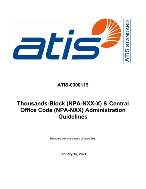 ATIS 0300119(2021-01) pdf