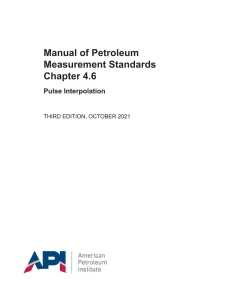 API MPMS Chapter 4.6 pdf