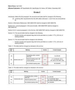 API Spec 6D Errata 2 pdf