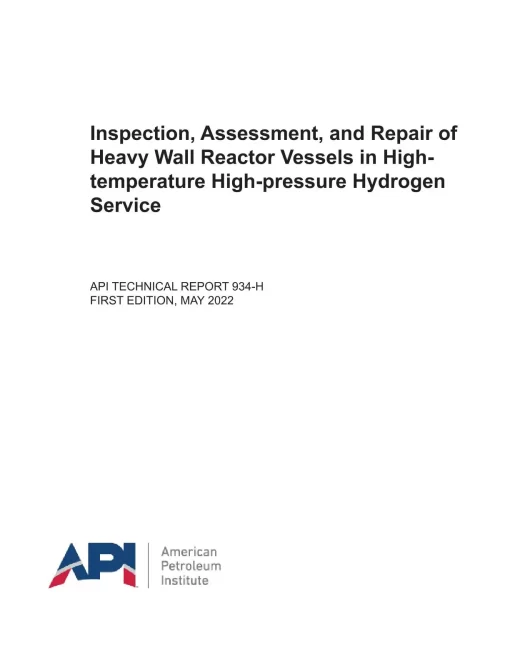 API TR 934-H pdf