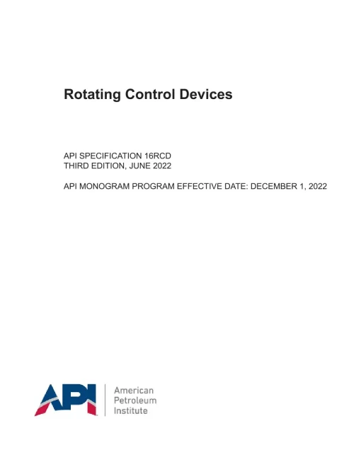 API Spec 16RCD pdf