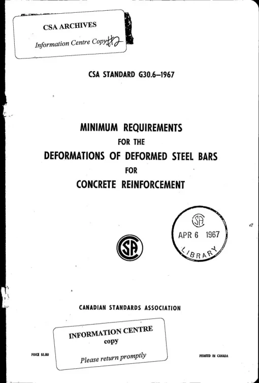 CSA G30.6-1967 pdf