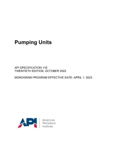 API Spec 11E pdf