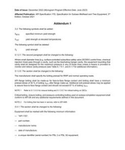 API Spec 17D Addendum 1 pdf