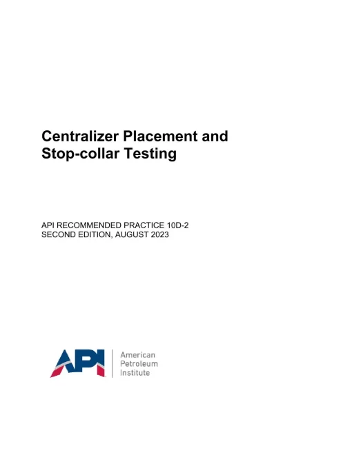 API RP 10D-2 pdf