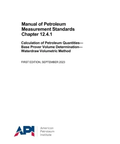 API MPMS Chapter 12.4.1 pdf