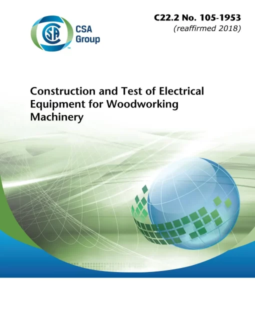 CSA C22.2 NO. 105-1953 (R2018) pdf