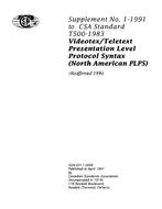 CSA T500S1-1991 (R2000) pdf