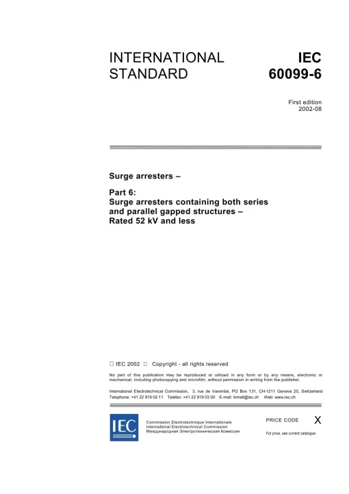 IEC 60099-6 Ed. 1.0 en:2002 pdf