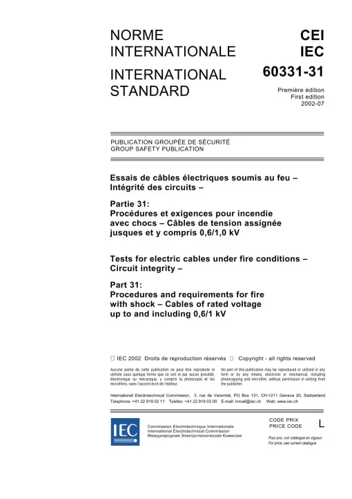 IEC 60331-31 Ed. 1.0 b:2002 pdf