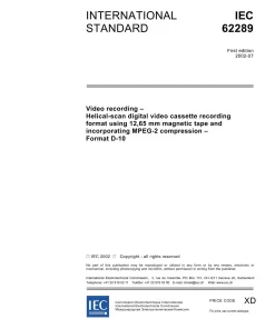 IEC 62289 Ed. 1.0 en:2002 pdf