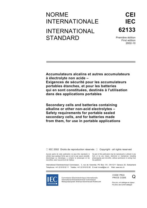 IEC 62133 Ed. 1.0 b:2002 pdf