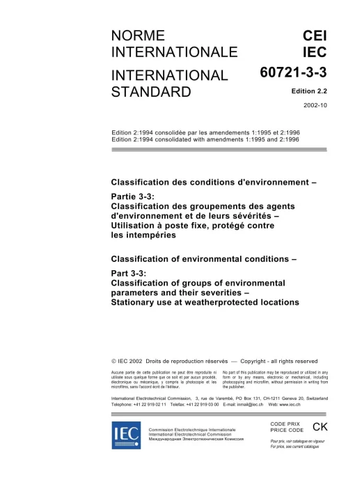 IEC 60721-3-3 Ed. 2.2 b:2002 pdf