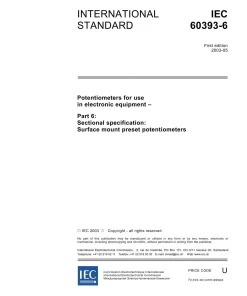 IEC 60393-6 Ed. 1.0 en:2003 pdf