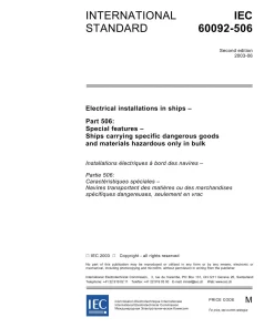 IEC 60092-506 Ed. 2.0 en:2003 pdf