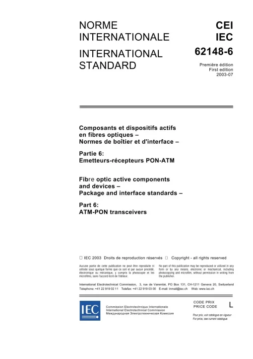 IEC 62148-6 Ed. 1.0 b:2003 pdf