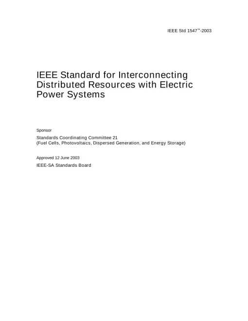 IEEE 1547-2003 pdf