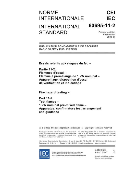 IEC 60695-11-2 Ed. 1.0 b:2003 pdf