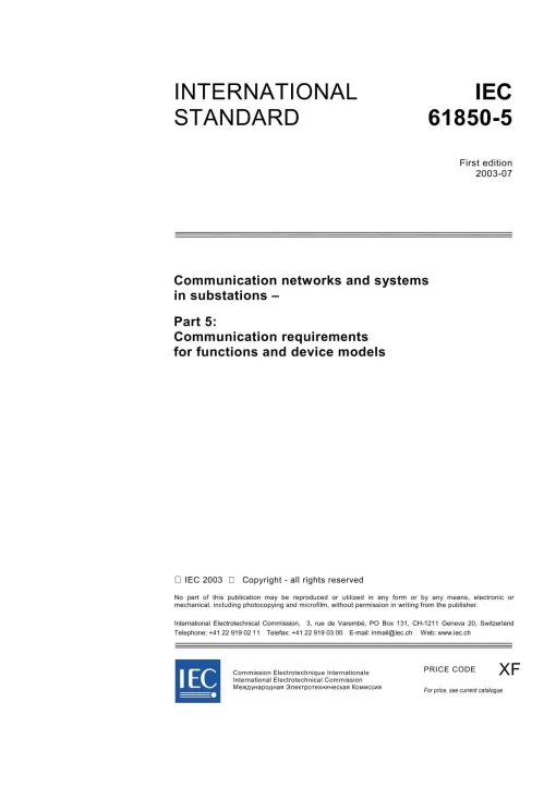 IEC 61850-5 Ed. 1.0 en:2003 pdf