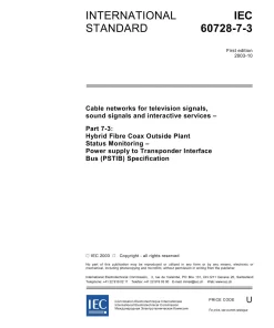 IEC 60728-7-3 Ed. 1.0 en:2003 pdf