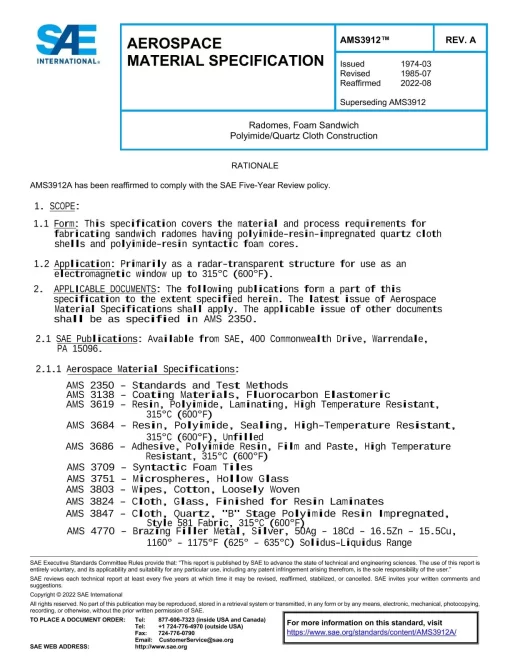 SAE AMS3912A pdf