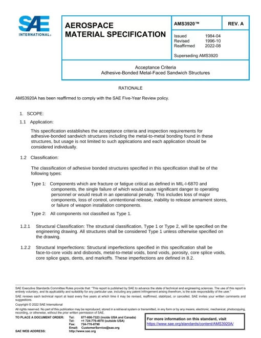 SAE AMS3920A pdf