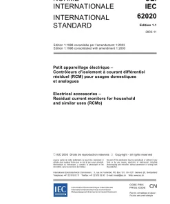 IEC 62020 Ed. 1.1 b:2003 pdf