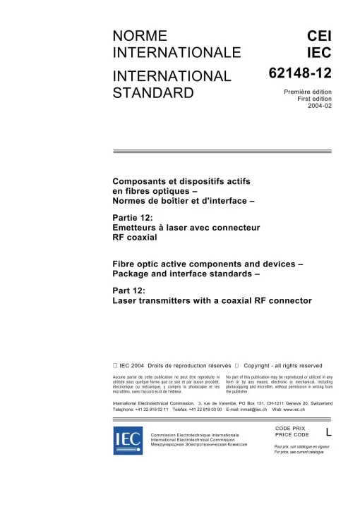 IEC 62148-12 Ed. 1.0 b:2004 pdf