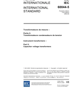 IEC 60044-5 Ed. 1.0 b:2004 pdf